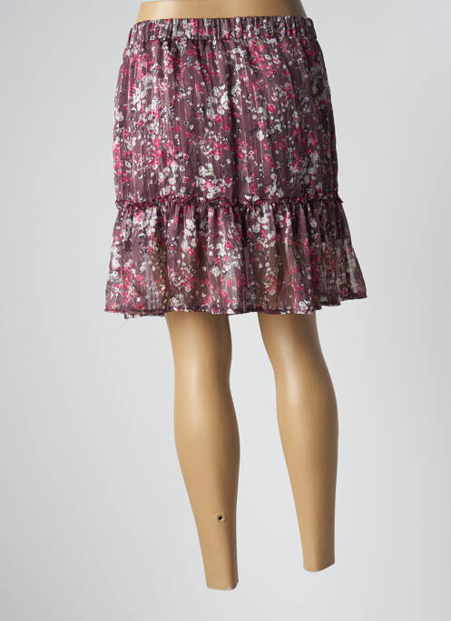 Fustă scurtă violet LES PETITES FLEURS femeie