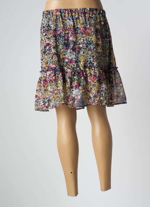 Fustă scurtă albastru LES PETITES FLEURS femeie