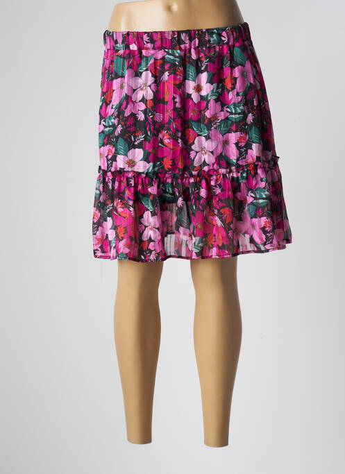 Fustă scurtă roz LES PETITES FLEURS femeie