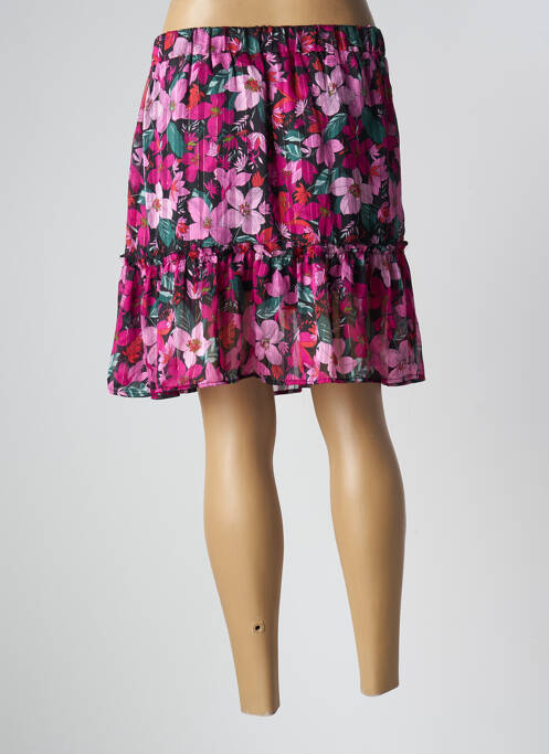 Fustă scurtă roz LES PETITES FLEURS femeie
