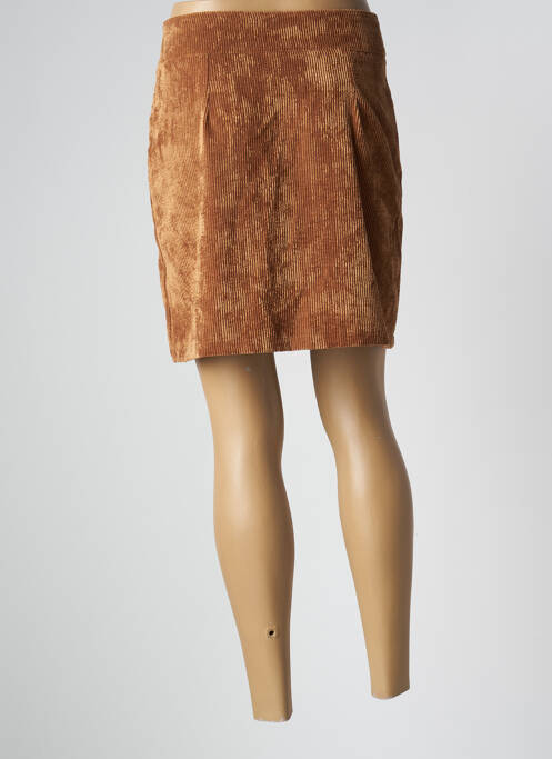 Fustă scurtă maro PAKO LITTO femeie