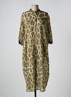 Rochie midi verde ELEONORA AMADEI femeie