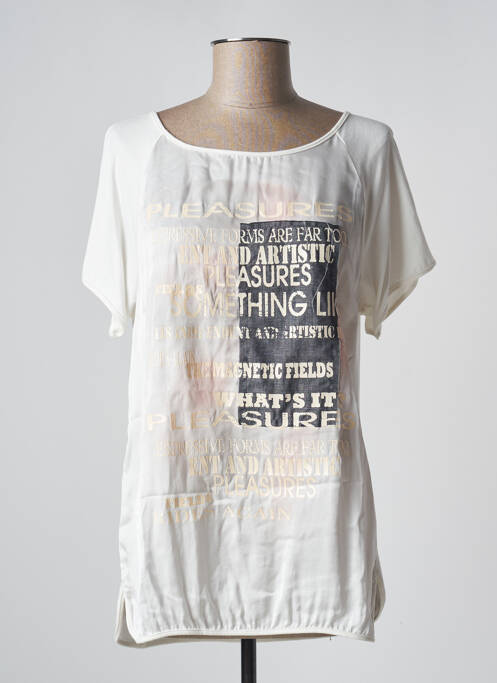 Top bej ELEONORA AMADEI femeie