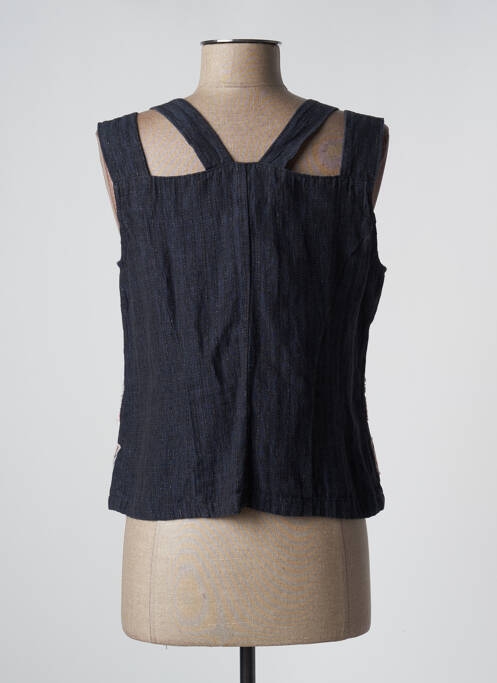 Top albastru AVENTURES DES TOILES femeie