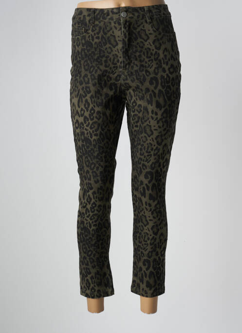 Pantalon 7/8 verde DAPHNEA femeie
