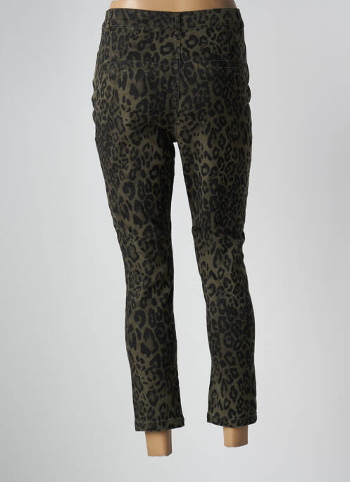 Pantalon 7/8 verde DAPHNEA femeie