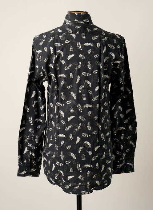 Cămașă cu mâneci lungi negru R2 AMSTERDAM bărbat