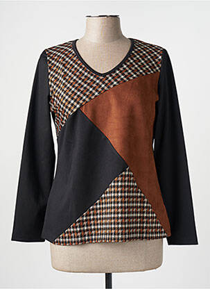 Tricou negru FRANCE RIVOIRE femeie