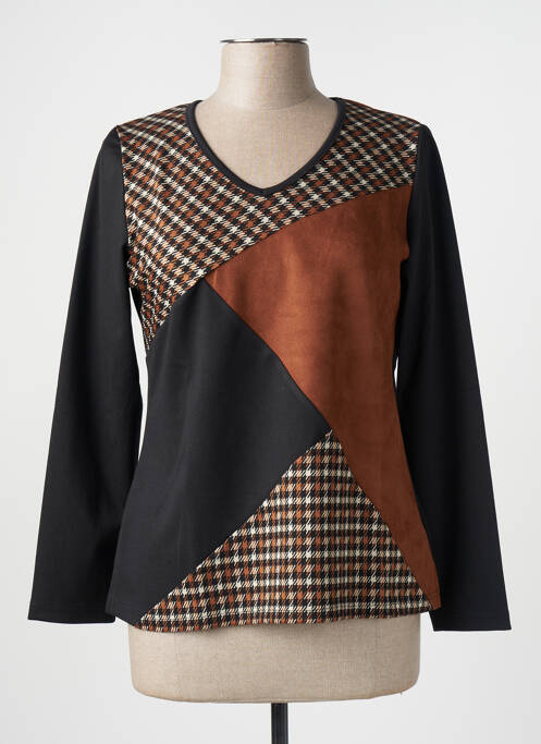 Tricou negru FRANCE RIVOIRE femeie