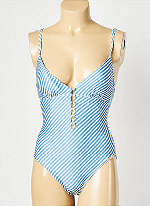 Costum de baie dintr-o singură piesă albastru WATERCULT femeie