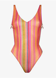 Costum de baie dintr-o singură piesă elasticitate roz WATERCULT femme