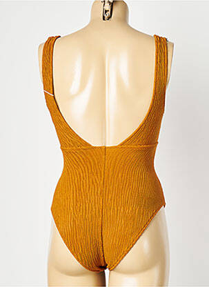 Costum de baie dintr-o singură piesă elasticitate maro WATERCULT femeie