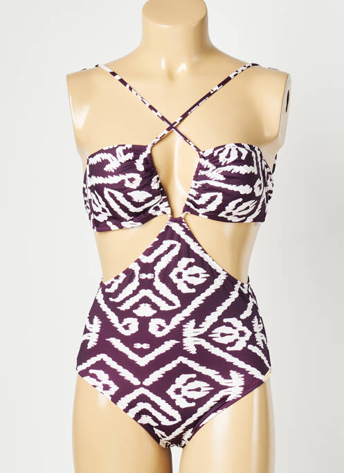 Costum de baie dintr-o singură piesă violet WATERCULT femeie