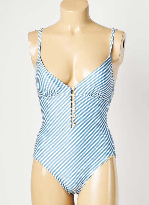 Costum de baie dintr-o singură piesă albastru WATERCULT femeie