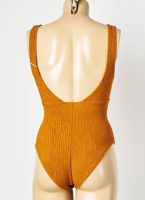 Costum de baie dintr-o singură piesă elasticitate maro WATERCULT femme