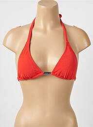Sutien de costum de baie elasticitate top triunghiuri portocaliu PAIN DE SUCRE femme