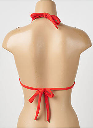 Sutien de costum de baie elasticitate top triunghiuri portocaliu PAIN DE SUCRE femeie