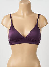 Sutien de costum de baie elasticitate top triunghiuri violet WATERCULT femme