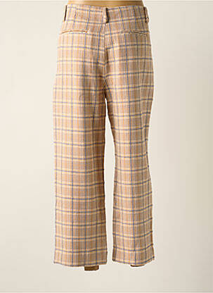 Pantalon 7/8 talie înaltă talie înaltă bej SEE U SOON femeie