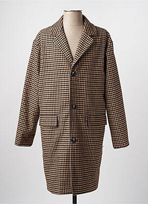 Palton lung maro JACK & JONES bărbat