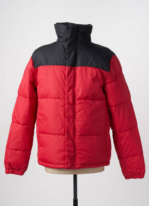 Geacă matlasată roșu SOLID bărbat