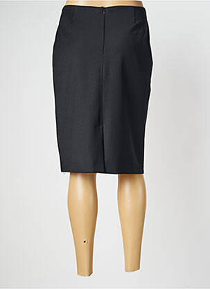 Fustă midi talie cu cleme negru ANNE KELLY femeie