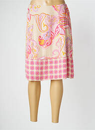 Fustă midi talie cu cleme roz BETTY BARCLAY femme