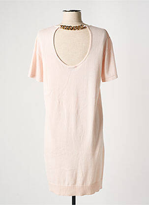 Rochie pulover elasticitate mâneci scurte roz RODIER femeie