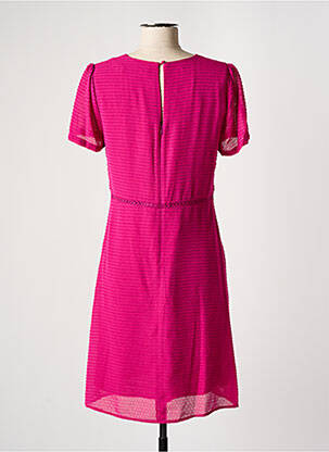 Rochie midi mâneci scurte mâneci scurte roz COMPTOIR DES COTONNIERS femeie
