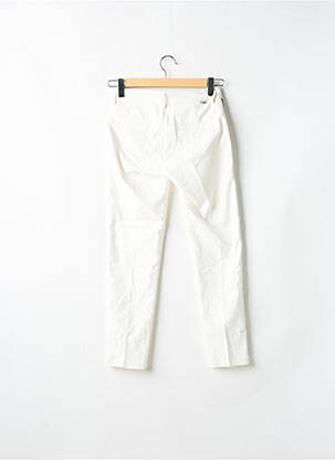 Pantalon 7/8 elasticitate mărime normală alb REIKO femeie