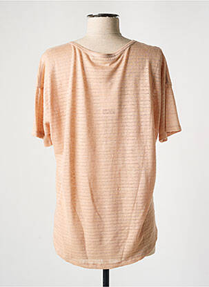 Tricou elasticitate mâneci scurte roz COMPTOIR DES COTONNIERS femeie