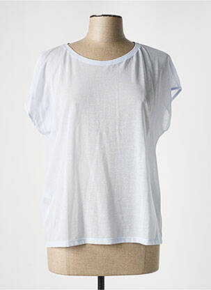 Tricou elasticitate mâneci scurte albastru COMPTOIR DES COTONNIERS femeie