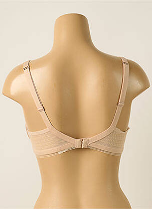 Sutien efect material satinat top sutien modelat bej SIMONE PERELE femeie