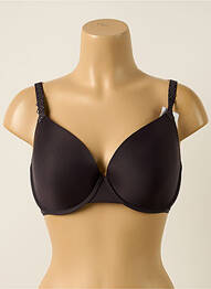 Sutien efect material satinat top sutien modelat negru SIMONE PERELE femme