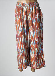 Pantalon 7/8 țesătură poplin mărime normală maro B.YOUNG femme