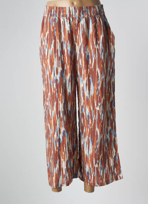 Pantalon 7/8 talie elastică mărime normală maro B.YOUNG femme