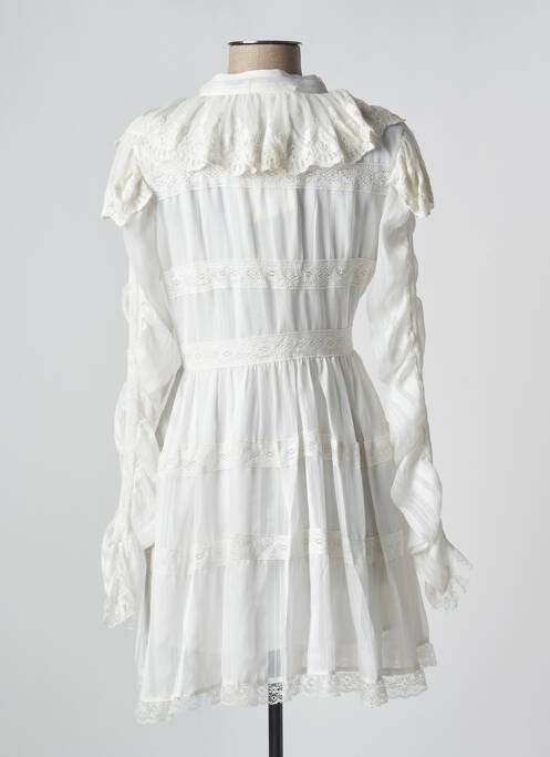 Rochie scurtă alb LM LULU femeie