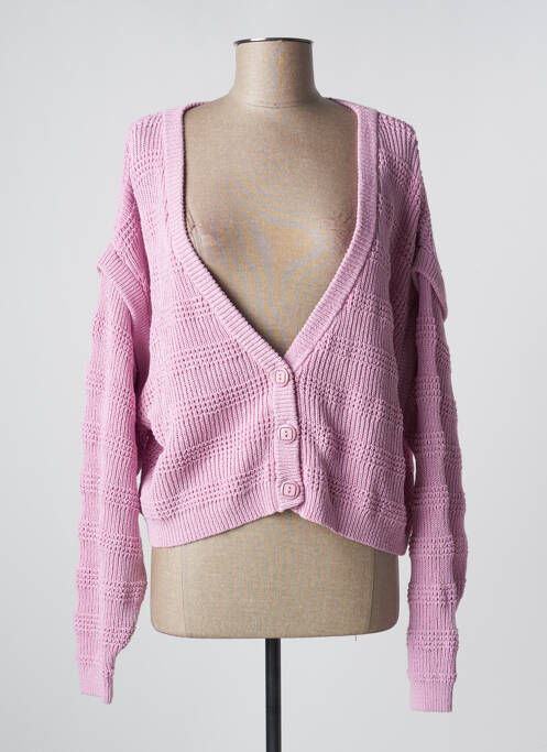 Vestă cu mâneci lungi roz AMERICAN VINTAGE femeie