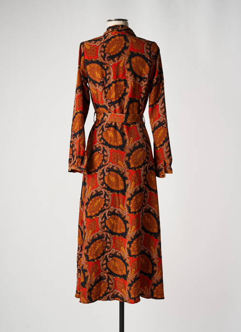 Rochie lungă maro CLOUDS OF FASHION femeie