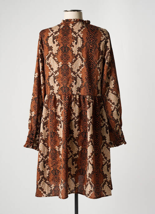 Rochie scurtă maro VILA femeie