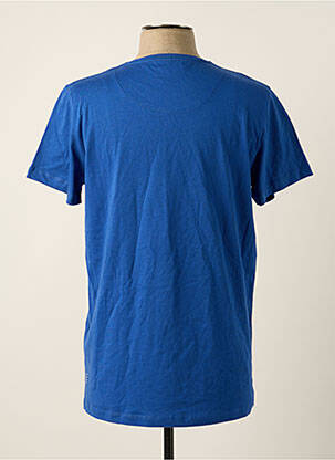Tricou croială dreaptă mâneci scurte albastru R.EV 1703 BY REMCO EVENPOEL  bărbat