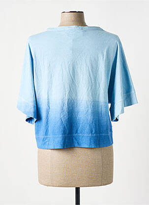 Tricou croială dreaptă mâneci scurte albastru LE FABULEUX MARCEL DE BRUXELLES femeie