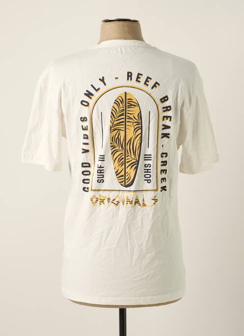 Tricou alb JACK & JONES bărbat