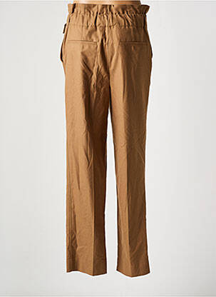 Pantalon drept elasticitate talie înaltă bej DEUX. BY ELINE DE MUNCK femeie
