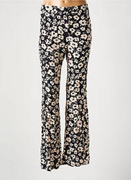 Pantalon evazat mărime normală mărime normală negru CLOUDS OF FASHION femme