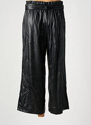 Pantalon 7/8 talie înaltă talie înaltă negru ASTRID BLACK LABEL femeie