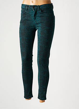 Blugi skinny verde FRANSA femeie