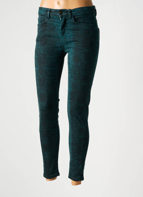 Blugi skinny verde FRANSA femeie