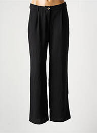 Pantalon drept țesătură crep mărime normală negru VERO MODA femme