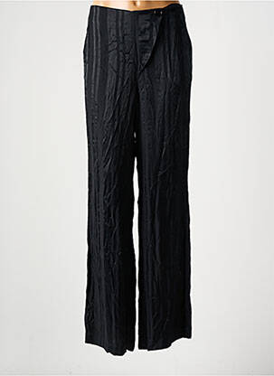 Pantalon drept închidere cu fermoar sub clapetă cu nasturi mărime normală negru ASTRID BLACK LABEL femeie